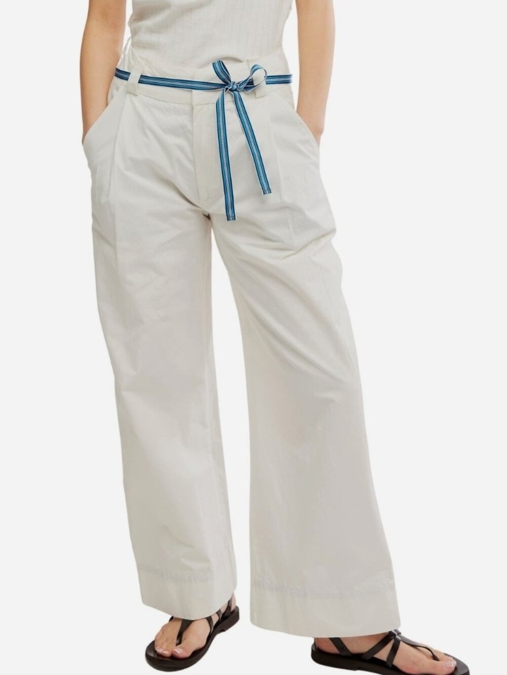 Free People Cotton Wide Leg Pants